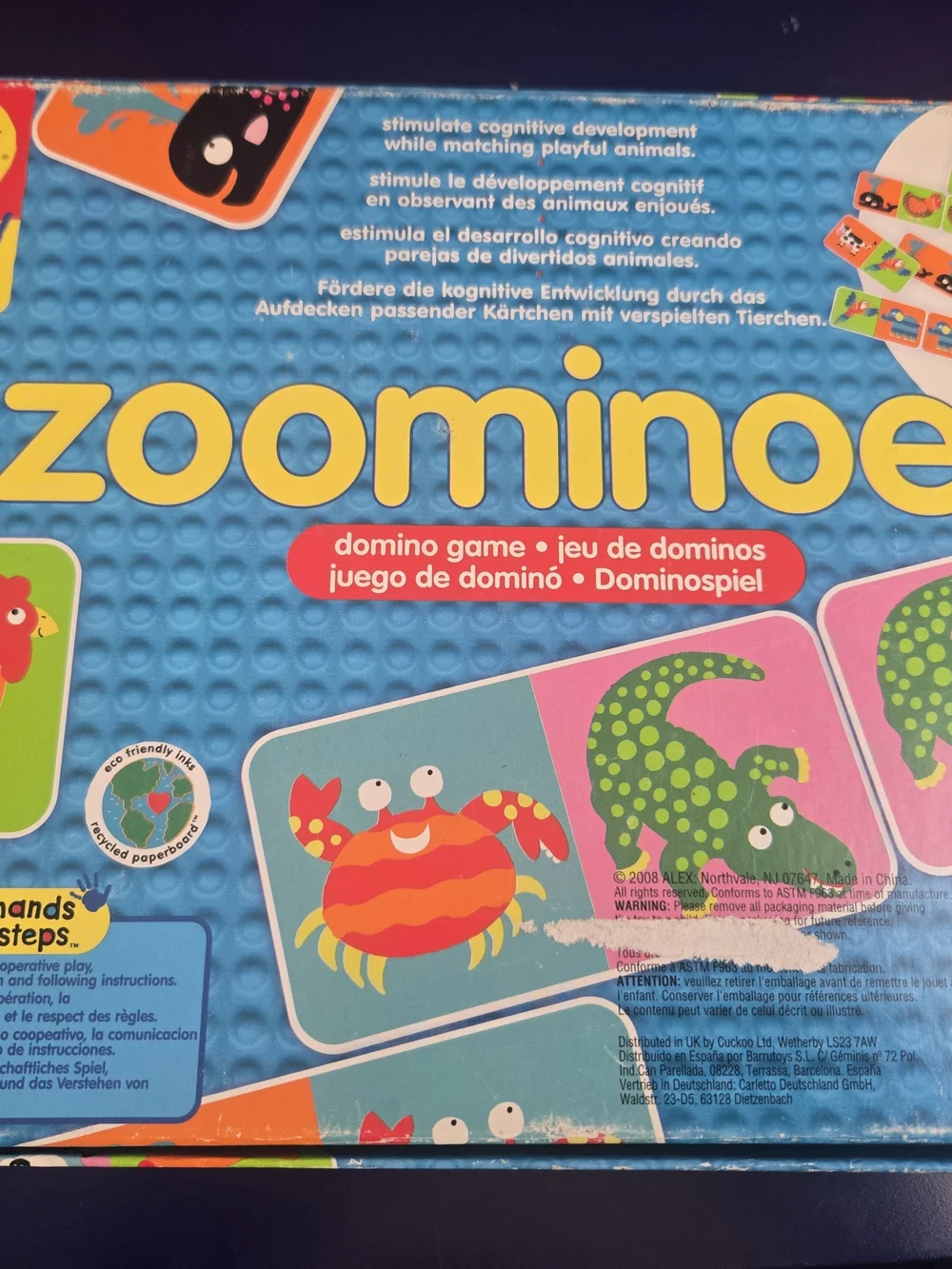 Zoominoes Preschool Domino Matching Game -